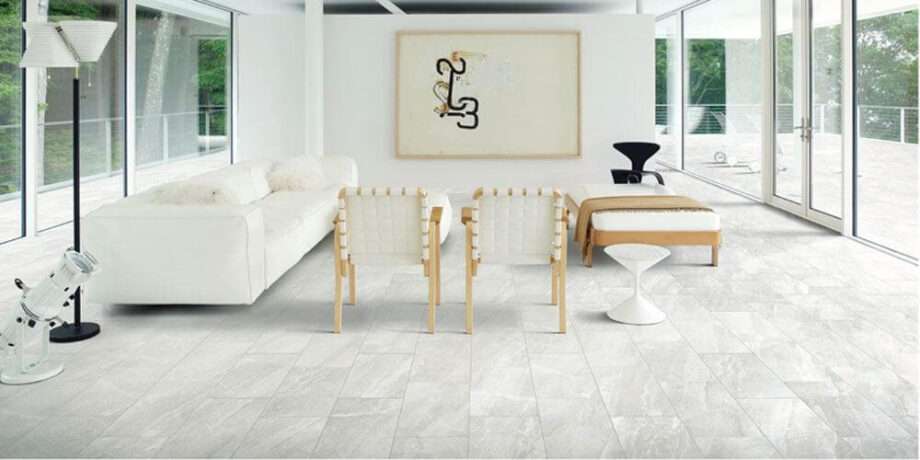 Flint White tile Happy Floors room