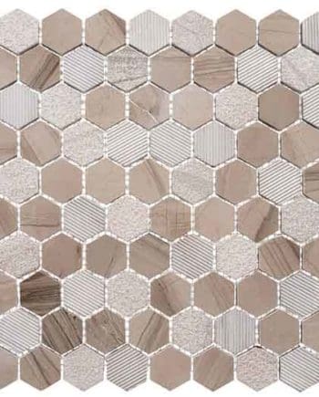 Excalibur Smokey Tan 1-1/4 hexagon