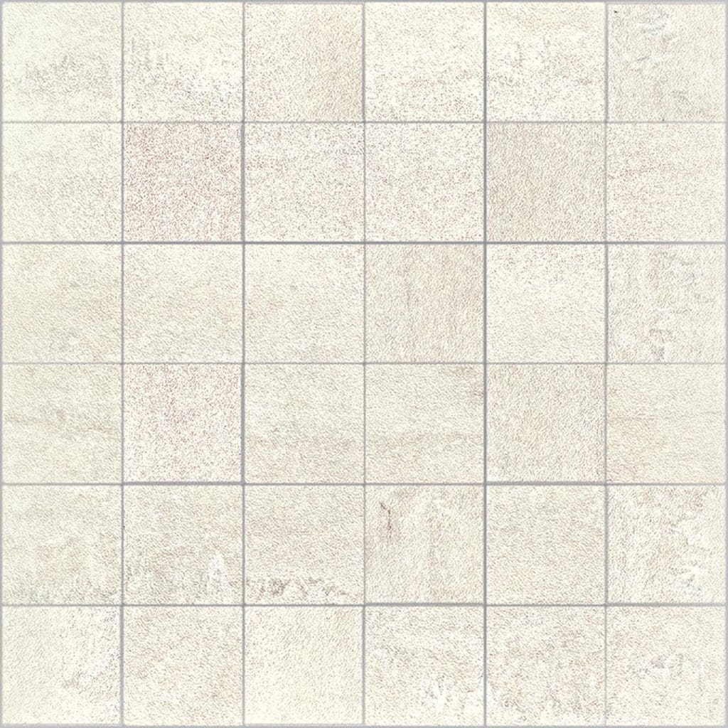 Kaleido bianco 2x2 mosaic tile