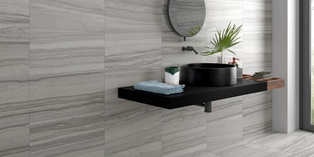 silver dark happy floors tile