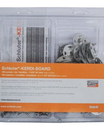 schluter kerdi board screws