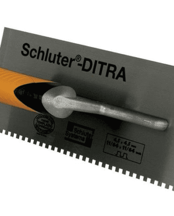 schluter ditra trowel