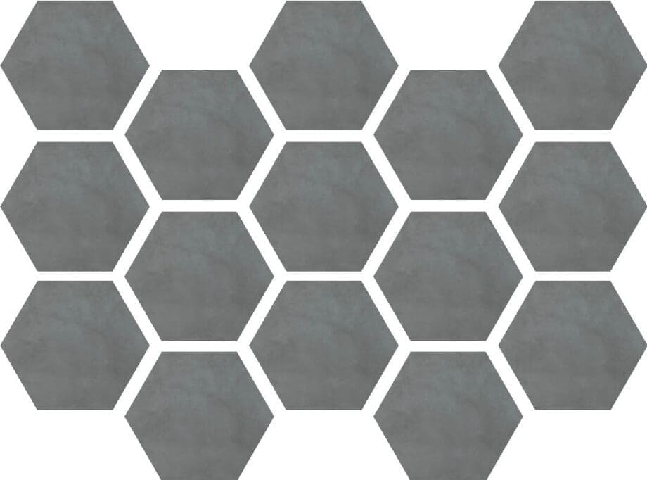 Etna Marengo hexagon mosaic happy floors