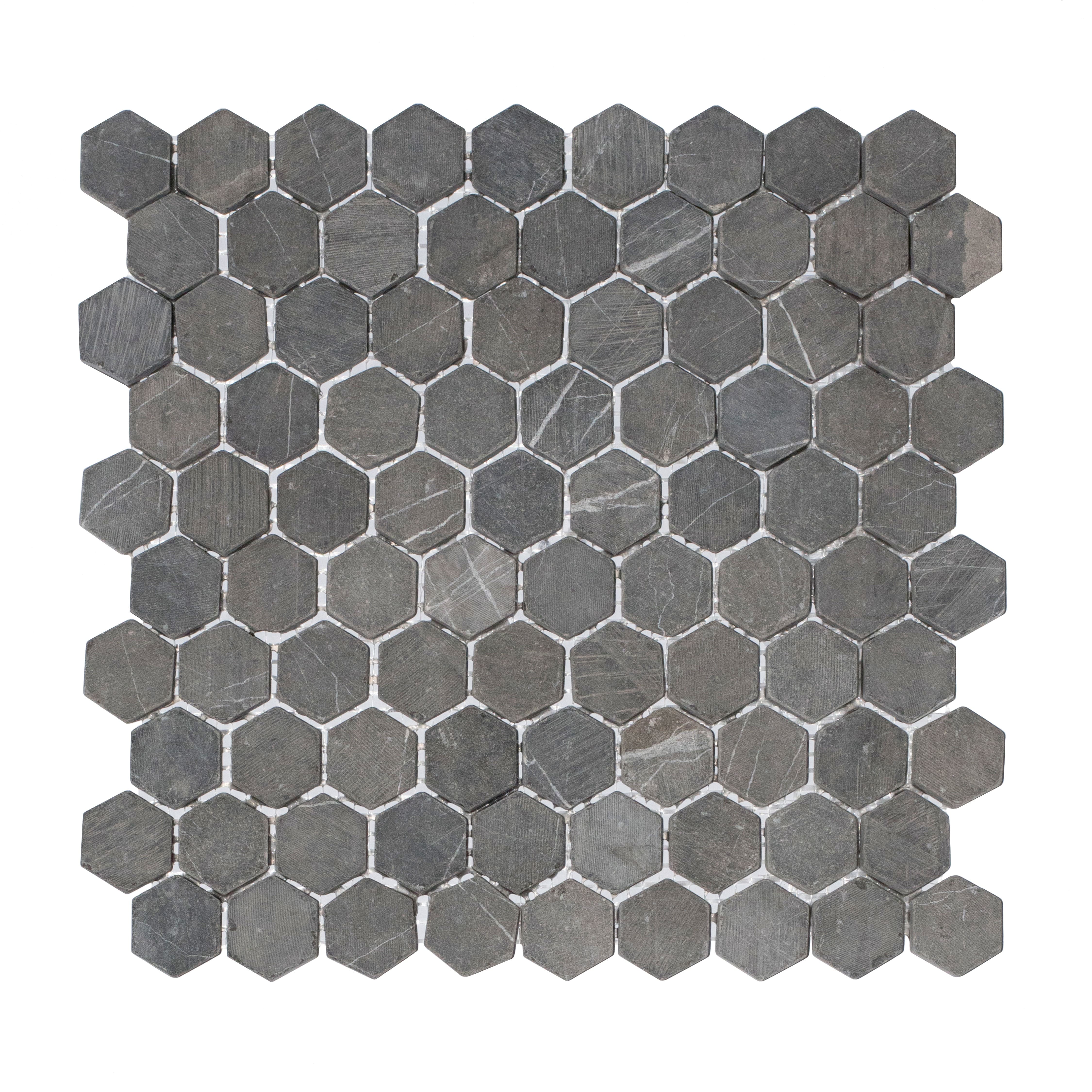 Mini Hexagon Dark Grey ZPMH-005