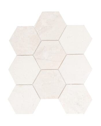 Hexagon XL White Marble ZPXH-004 ZenParadise