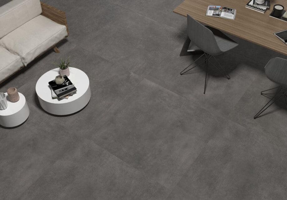 Newton Graphite Happy Floors room