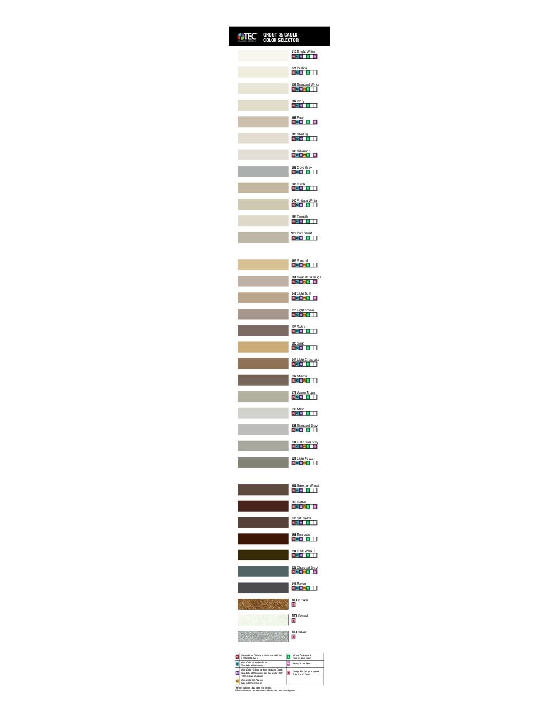 TEC Power Grout 10lb - All Colors