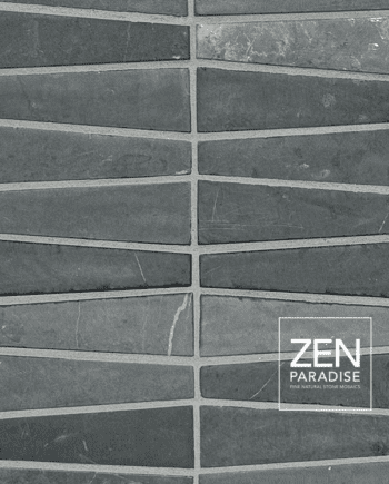 Zen Paradise Trapezoids Dark Grey ZPTP-002